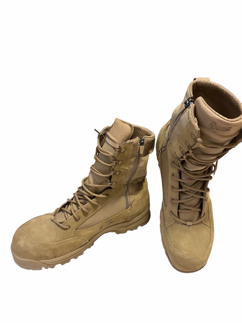 Danner steel toe tannicus side zip coyote brown boots size 12
